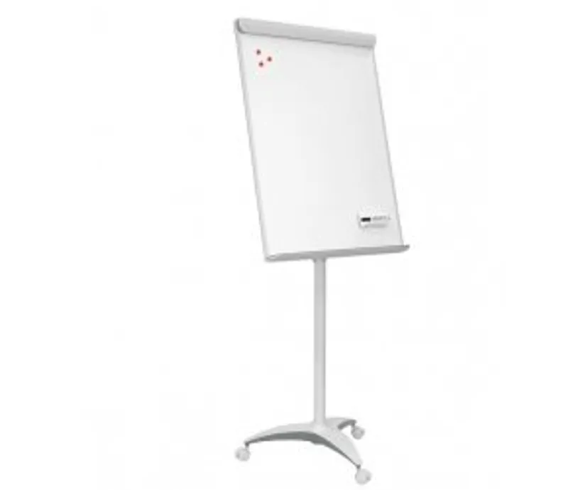 Główne zdjęcie produktu Mobilní flipchart bez ramen - design Grey line