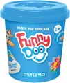 Modelína FUNNY DOO, zestaw 3 kolorów, 3x120 g, czerwony, niebieski, żółty, MITAMA 63848