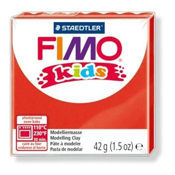 Główne zdjęcie produktu Modelovací hmota FIMO® kids 8030 42g červená