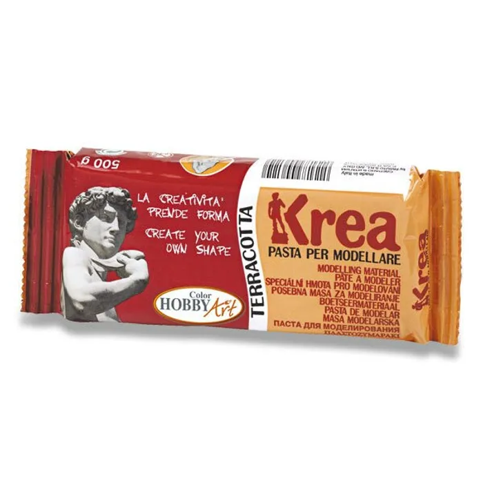Główne zdjęcie produktu Modelovací hmota Krea terakotová