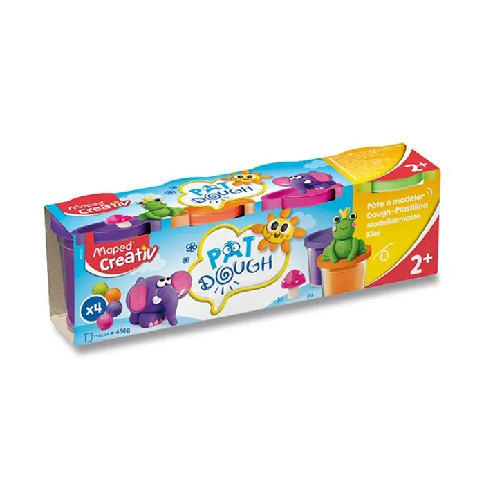Główne zdjęcie produktu Modelovací hmota Maped Creativ doplňkové barvy, 4 x 114 g
