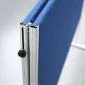 Następne zdjęcie produktu Tablica tekstylna moderacyjna niebieska 120x150cm - składana