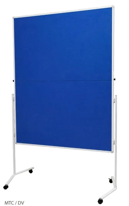 Główne zdjęcie produktu Moderační textilní tabule modrá 120x150cm - skládací