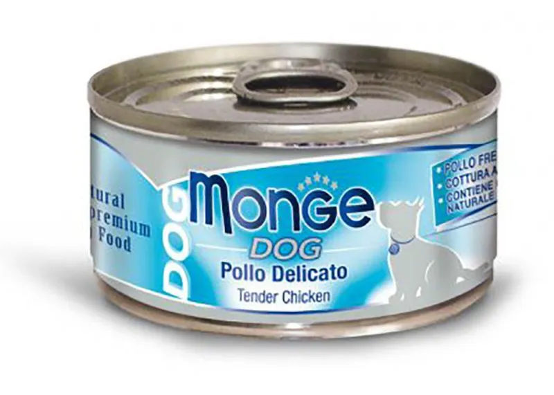 Główne zdjęcie produktu MONGE DOG NATURAL křehké kuřecí maso pro psy 95 g