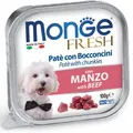 MONGE FRESH - pasztet i kawałki z wołowiną 100 g dla psów