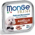 MONGE FRESH - pasztet i kawałki z jagnięciną 100 g dla psów