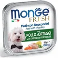 Następne zdjęcie produktu MONGE FRESH - pasztet i kawałki z kurczakiem i warzywami 100g