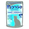 MONGE NATURAL saszetka tuńczyk w galarecie ze śledziem dla kotów 80 g
