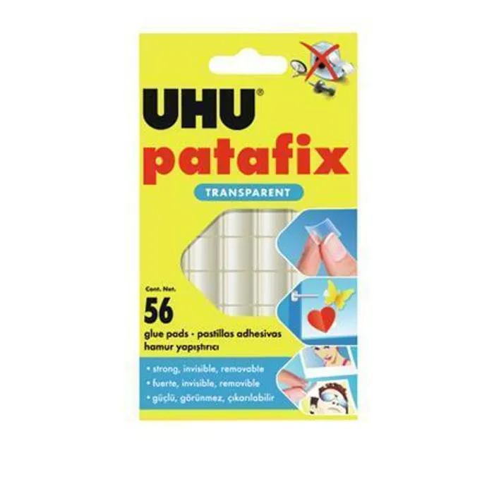 Główne zdjęcie produktu Montážní guma UHU Patafix Clear transparentní, 56 ks
