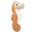 Następne zdjęcie produktu Mořský koník, 23 cm, robustní kožená hračka / aport, HIPHOP DOG, krémová/hořčicová