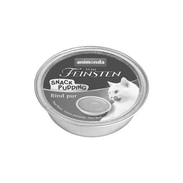 Główne zdjęcie produktu MULTIPACK Vom Feinsten Cat Adult Snack-Puding hovězí pro kočky (3 x 85 g)