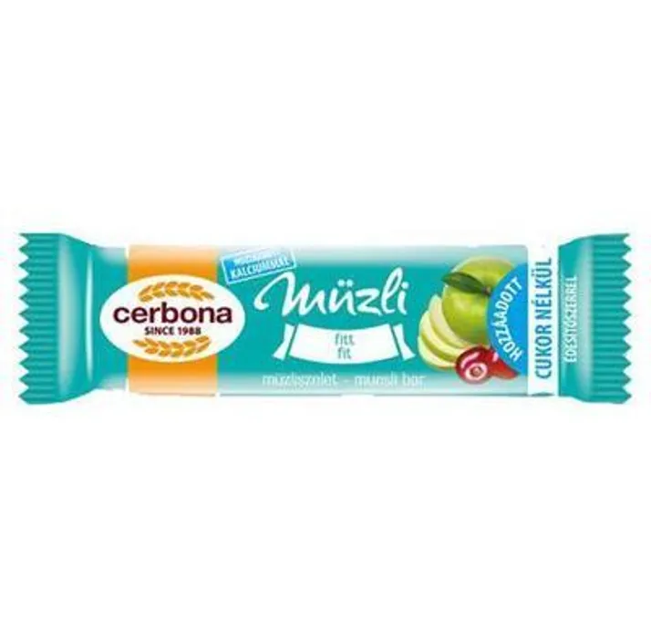 Główne zdjęcie produktu Müsli tyčinka, fitt, CERBONA