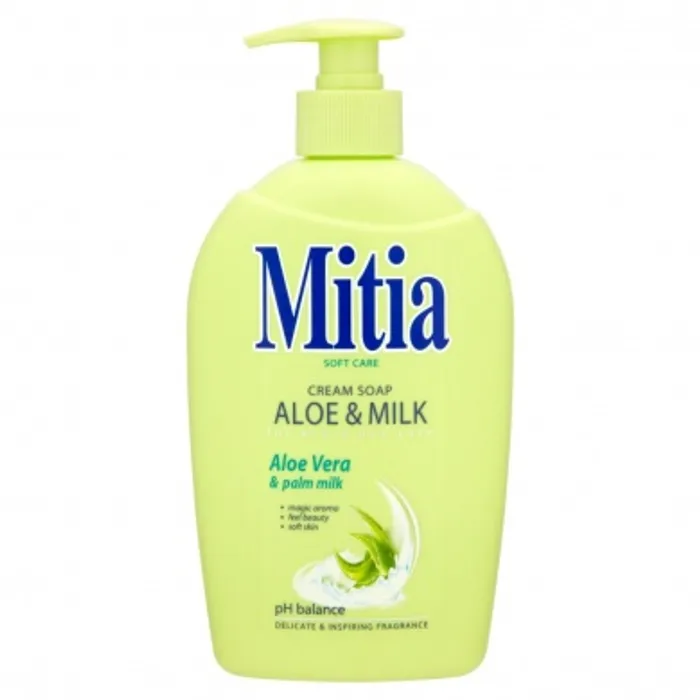 Główne zdjęcie produktu Mýdlo tekuté Mitia Aloe Milk 500ml pumpičkou