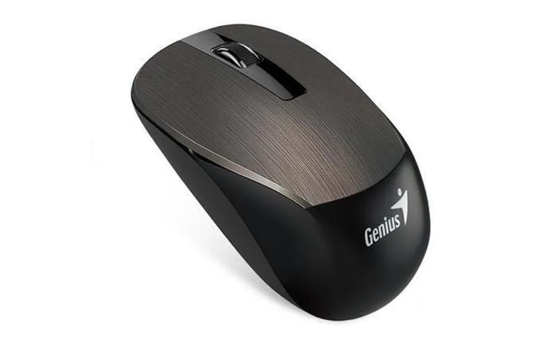 Główne zdjęcie produktu Myš, bezdrátová, optická, standardní velikost, GENIUS "NX-7015", čokoládová