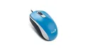Genius Mysz DX-110, 1000DPI, optyczna, 3kl., przewodowa USB, niebieska, standardowy, uniwersalny