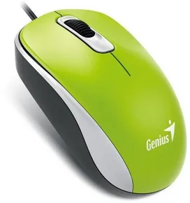 Genius Mysz DX-110, 1000DPI, optyczna, 3kl., przewodowa USB, zielona