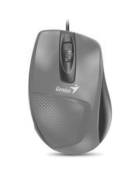Główne zdjęcie produktu Myš "DX-150X", červená, drátová, optická, standardní velikost, USB, GENUIS