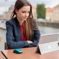 Następne zdjęcie produktu Mysz „Go”, karaibski niebieski, bezprzewodowa, optyczna, rozmiar standardowy, VERBATIM