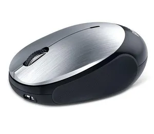 Genius Mysz NX-9000BT, 1200DPI, Bluetooth, optyczna, 3kl., bezprzewodowa, srebrna, wbudowany akumulator, bluetooth