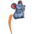 Emocjonalna mysz z kocimiętką, kolorowym ogonem, 7,5 cm, tkanina, 5 rodzajów