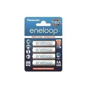 Akumulator, AA (ołówek), 4x1900 mAh, PANASONIC Eneloop