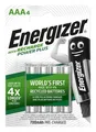Akumulator, AAA, 4x700 mAh, ENERGIZER Power Plus