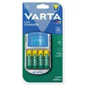 Ładowarka, AA/AAA, 4x2700 mAh AA, gniazdo samochodowe, wyświetlacz LCD, VARTA