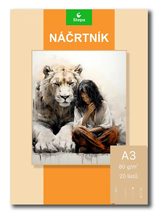 Główne zdjęcie produktu Náčrtník - A3 [20 listů]