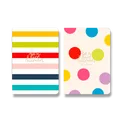 Náčrtník Shkolyaryk Muse Sketch & Note Dots & Stripes A5, čistý, 64 listů