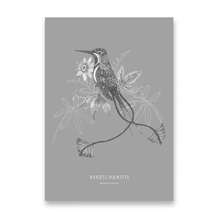 Główne zdjęcie produktu Náčrtník Shkolyaryk Sketch & Note Nature A5, čistý, 64 listů, mix motivů