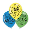 Balony Baby Shark mix kolorów i wzorów [6 szt.]