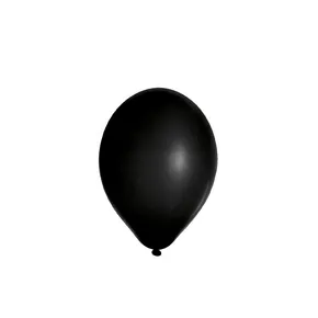Balon czarny średnica 25cm `M` [10 szt]