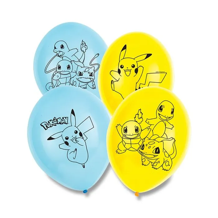 Główne zdjęcie produktu Nafukovací balónky Pokémon 6 ks