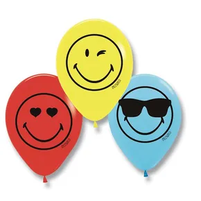 Balony dmuchane SmileyWorld (6 szt), mix 6 szt