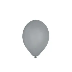 Balon srebrny średnica 25cm `M` [100 szt]