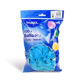 Balon niebieski średnica 25cm `M` [100 szt]