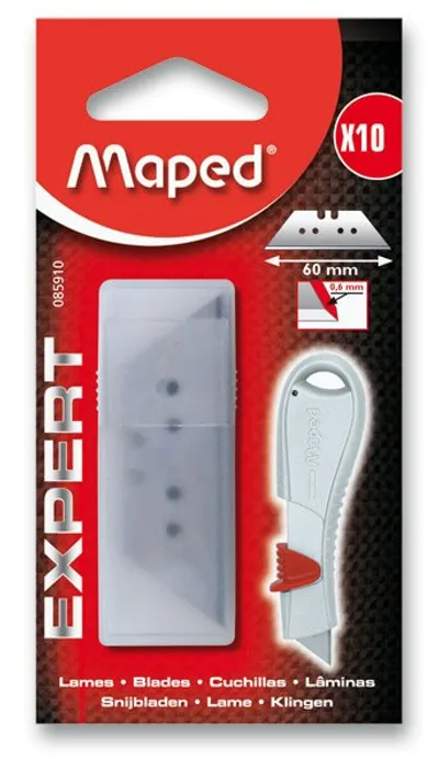 Główne zdjęcie produktu Náhradní břity Maped Expert - 10 kusů v balení