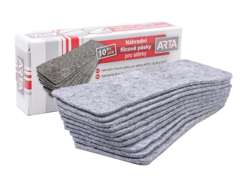 Główne zdjęcie produktu Náhradní filcy ARTA pro stěrky SLIM a DUO 10 ks