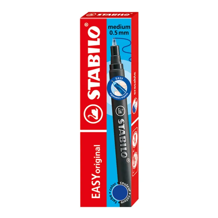 Główne zdjęcie produktu Náhradní náplň STABILO EASYoriginal Refill - medium - modrý zmizíkovatelný inkoust [3 ks]