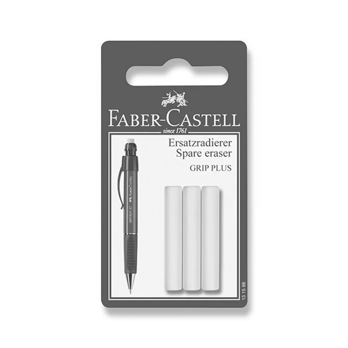 Główne zdjęcie produktu Náhradní pryž Faber-Castell Grip Plus 3 ks