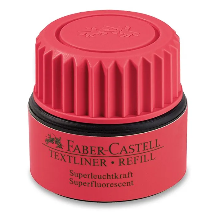 Główne zdjęcie produktu Náplň Faber-Castell Texliner 1549 červená