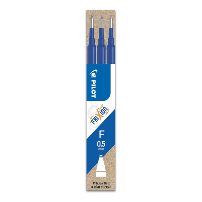 Główne zdjęcie produktu Náplň do gumovacího rolleru Pilot FriXion 0,7 mm černá – 3 ks