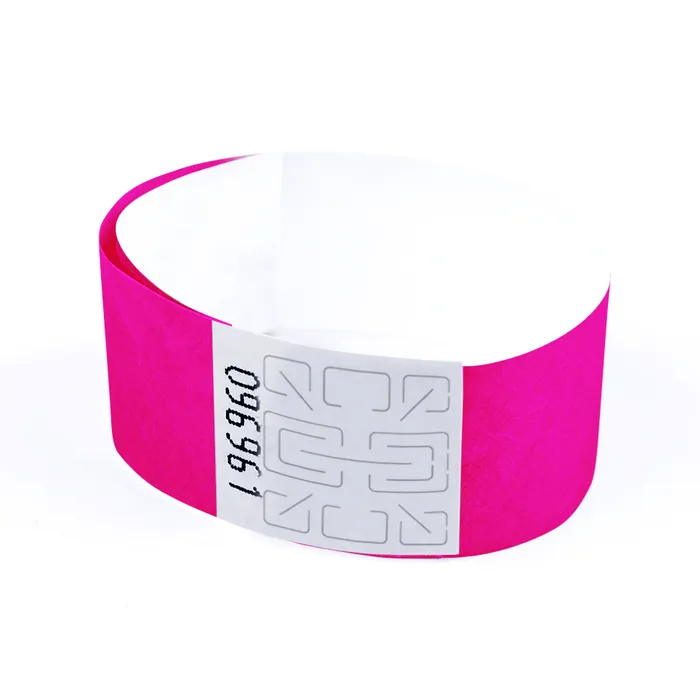 Główne zdjęcie produktu Náramek Tyvek 25 mm - neon růžová [1 ks]