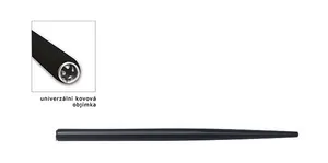 Rękojeść CONCORDE lakierowana, drewniana, 17cm