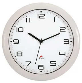 Zegar ścienny Hornew, 30 cm, ALBA, kolor biały