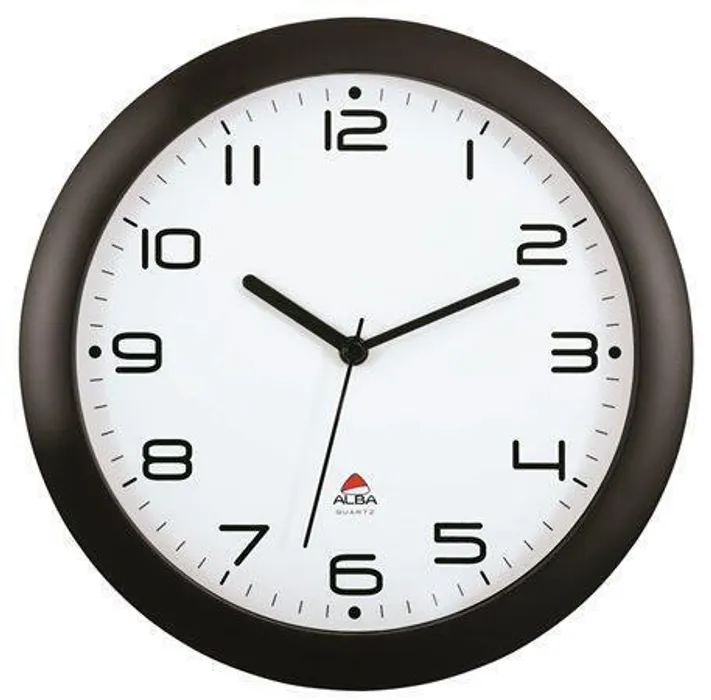 Główne zdjęcie produktu Nástěnné hodiny "Hornew", 30 cm, ALBA, černé