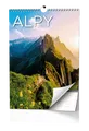 Kalendarz ścienny - Alpy - A3