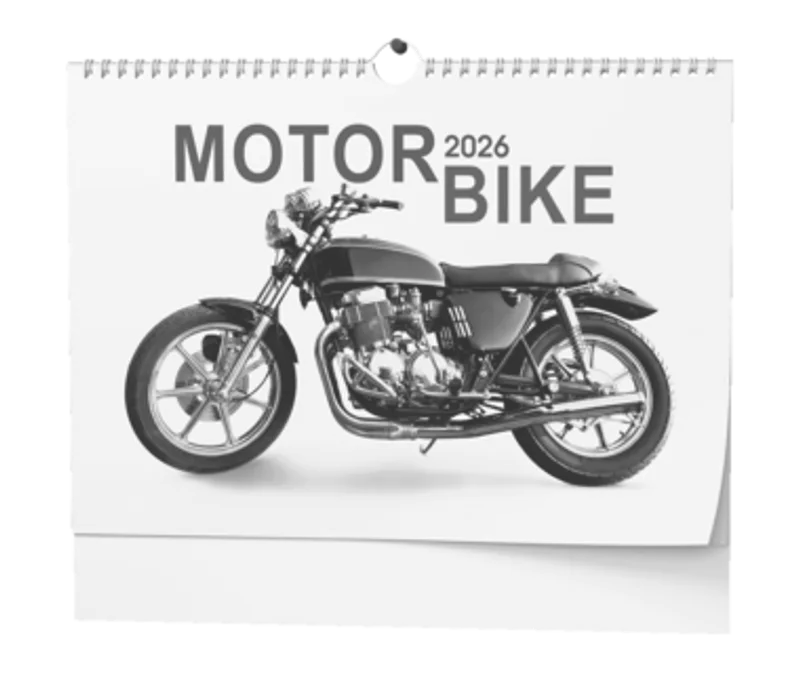 Główne zdjęcie produktu Nástěnný kalendář - Motorbike - A3