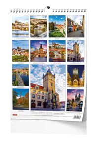 Kalendarz ścienny - Praga - A3
