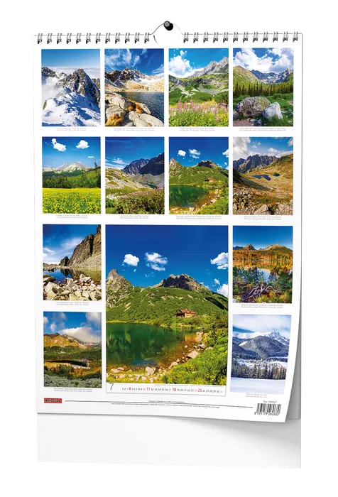 Główne zdjęcie produktu Nástěnný kalendář - Tatry - A3